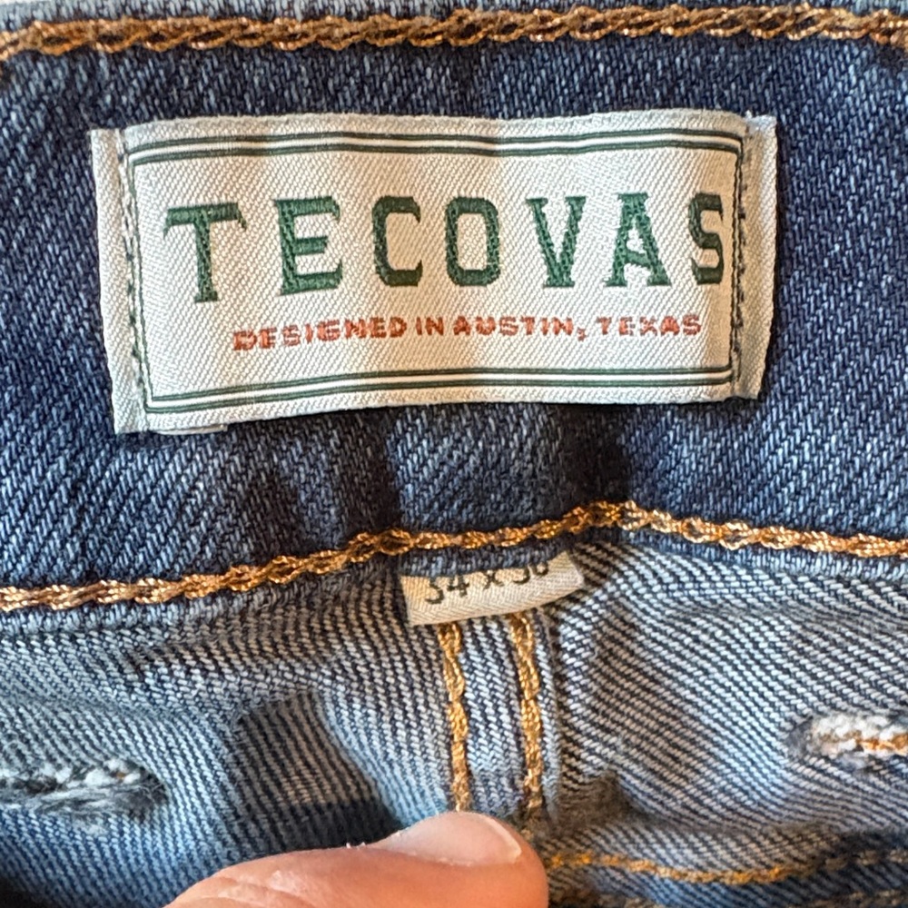 Tecovas Deep Blue Straight Jeans - Picture 2 of 9
